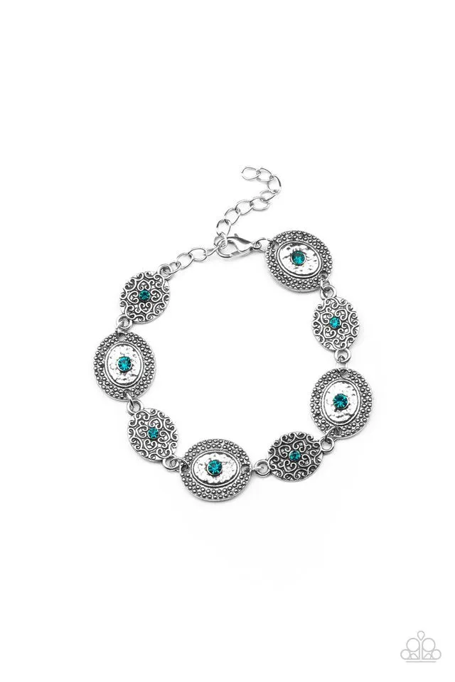 Paparazzi Bracelet ~ Secret Garden Glamour - Blue