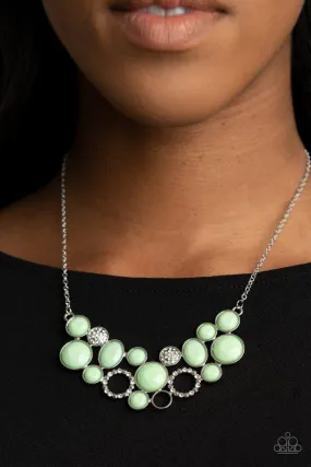 Paparazzi Extra Eloquent Necklace Green