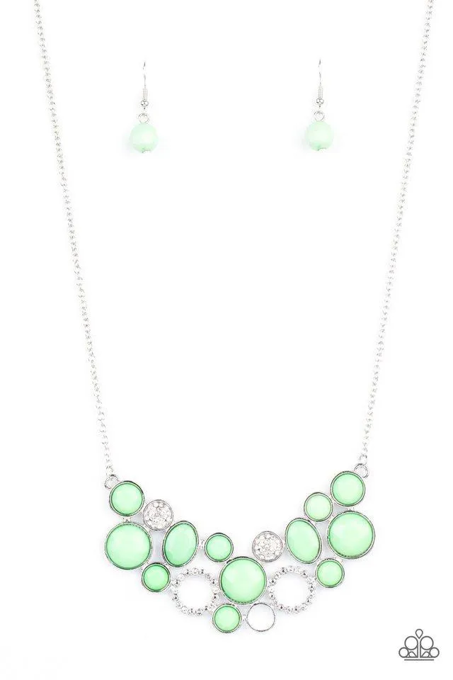 Paparazzi Extra Eloquent Necklace Green