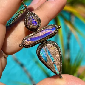 Pipe Opal Bronze Pendant
