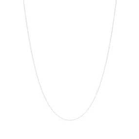 Plain Chain Necklace - Sterling Silver