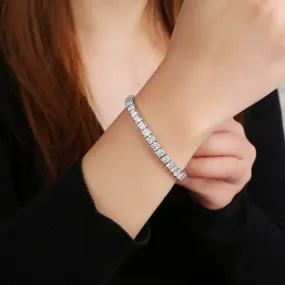 Pretty 5A Cubic Zirconia Crystals Bracelet Chains  for Bridal CK10053