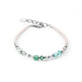 Princess Shape Mix Mint Green Bracelet 4239/30-0522