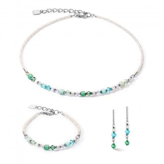 Princess Shape Mix Mint Green Bracelet 4239/30-0522