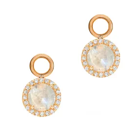 Rainbow Moonstone 5.0mm Rosie Earring Charms