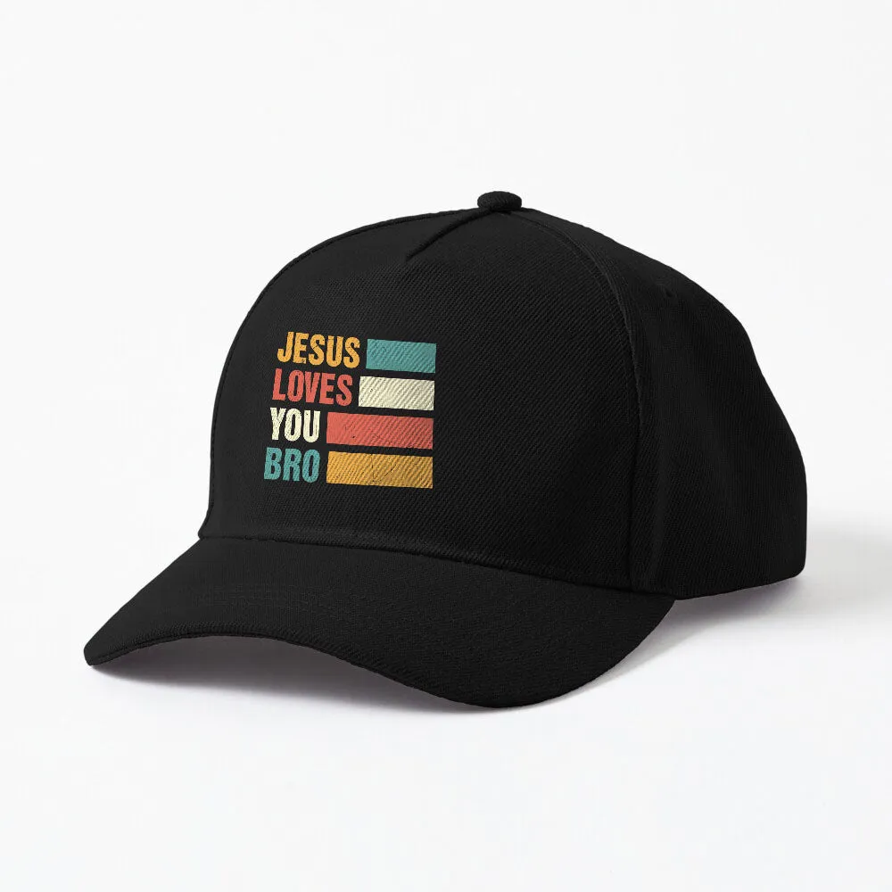 Religious Jesus Loves You Bro Christian Vintage Church Cap