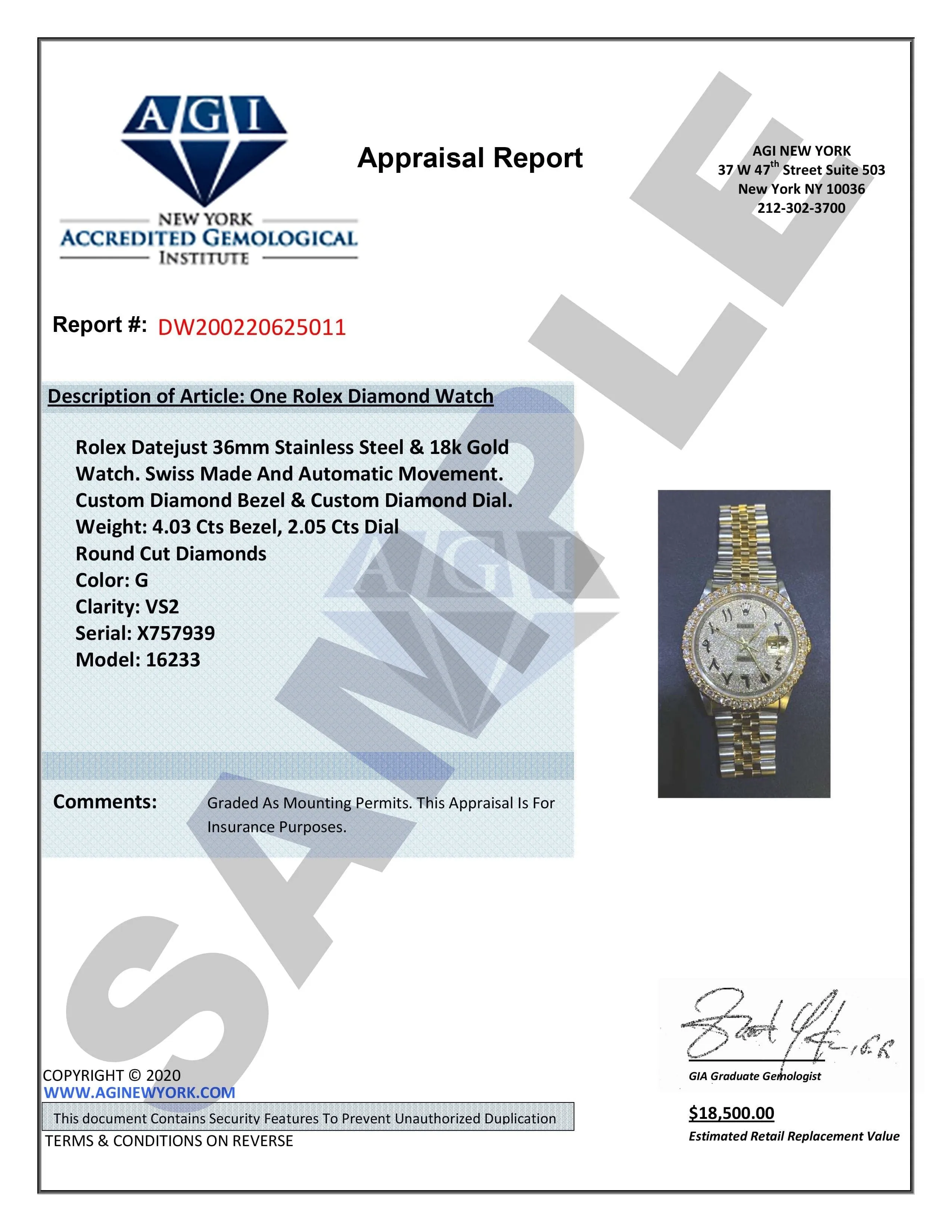 Rolex Datejust II Watch | 41 MM | Aquamarine Mother of Pearl Dial | Two Row | Oyster Band