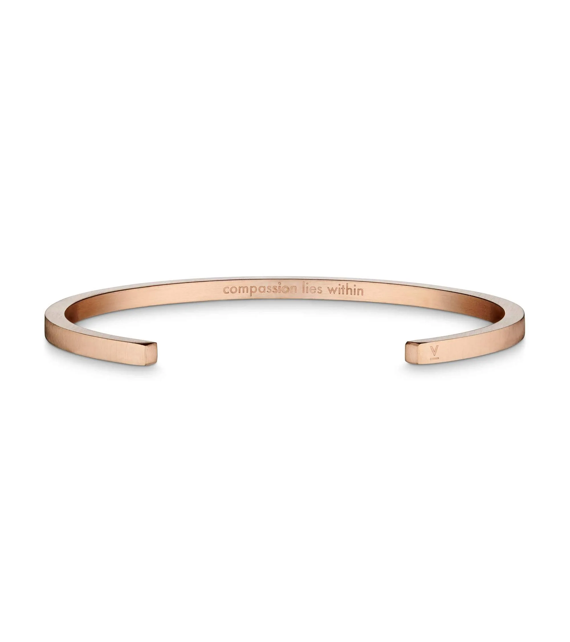 Rose Gold Bangle with Rose Gold & Black Petite Watch