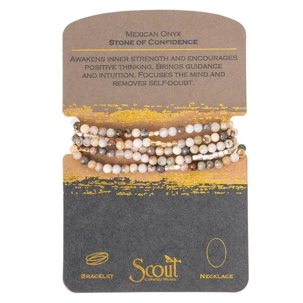 Scout Curated Wears Stone Wrap- Mexican Onyx