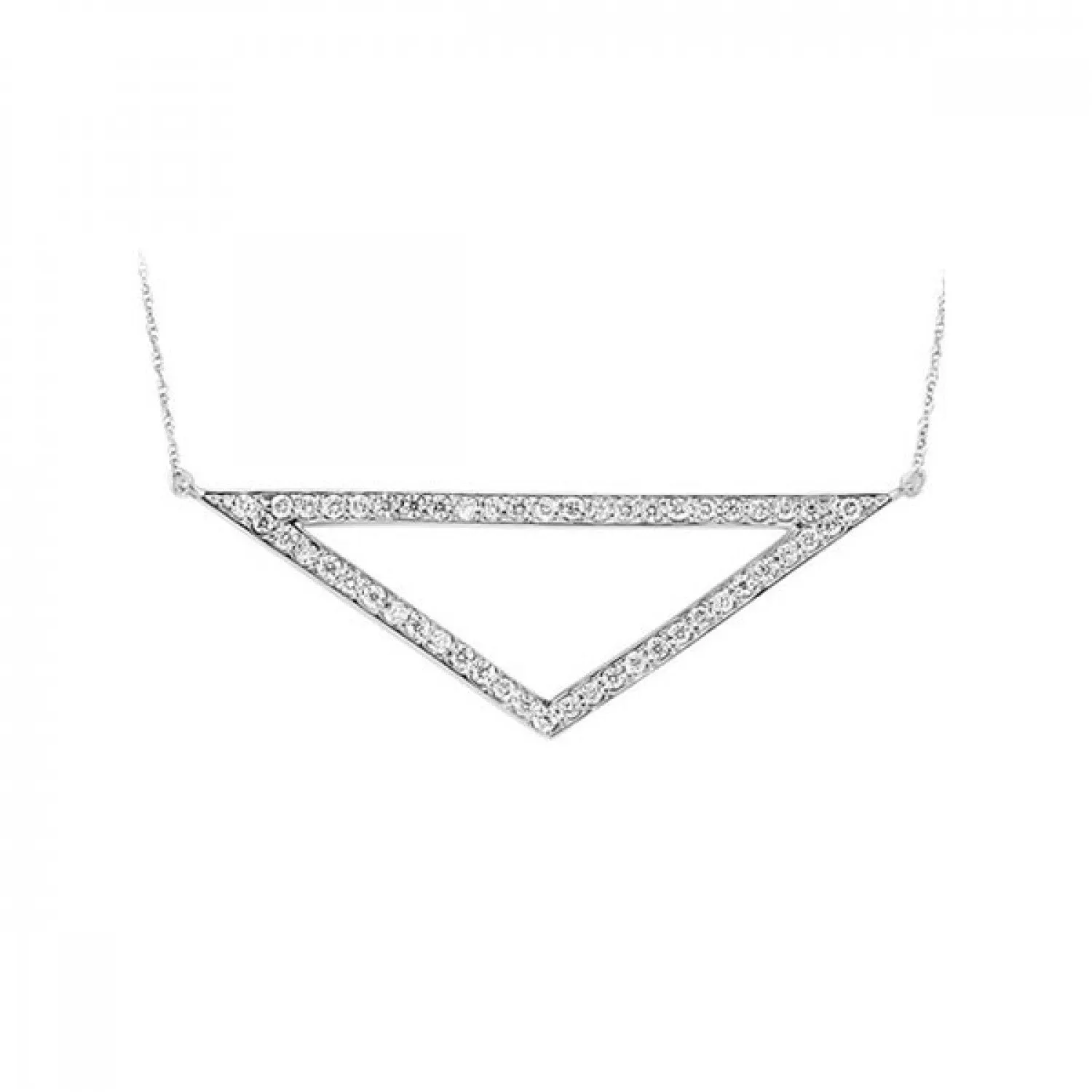 Silver Diamond Necklace