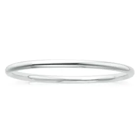 Sterling Silver 60X4mm Polished Golf Bangle