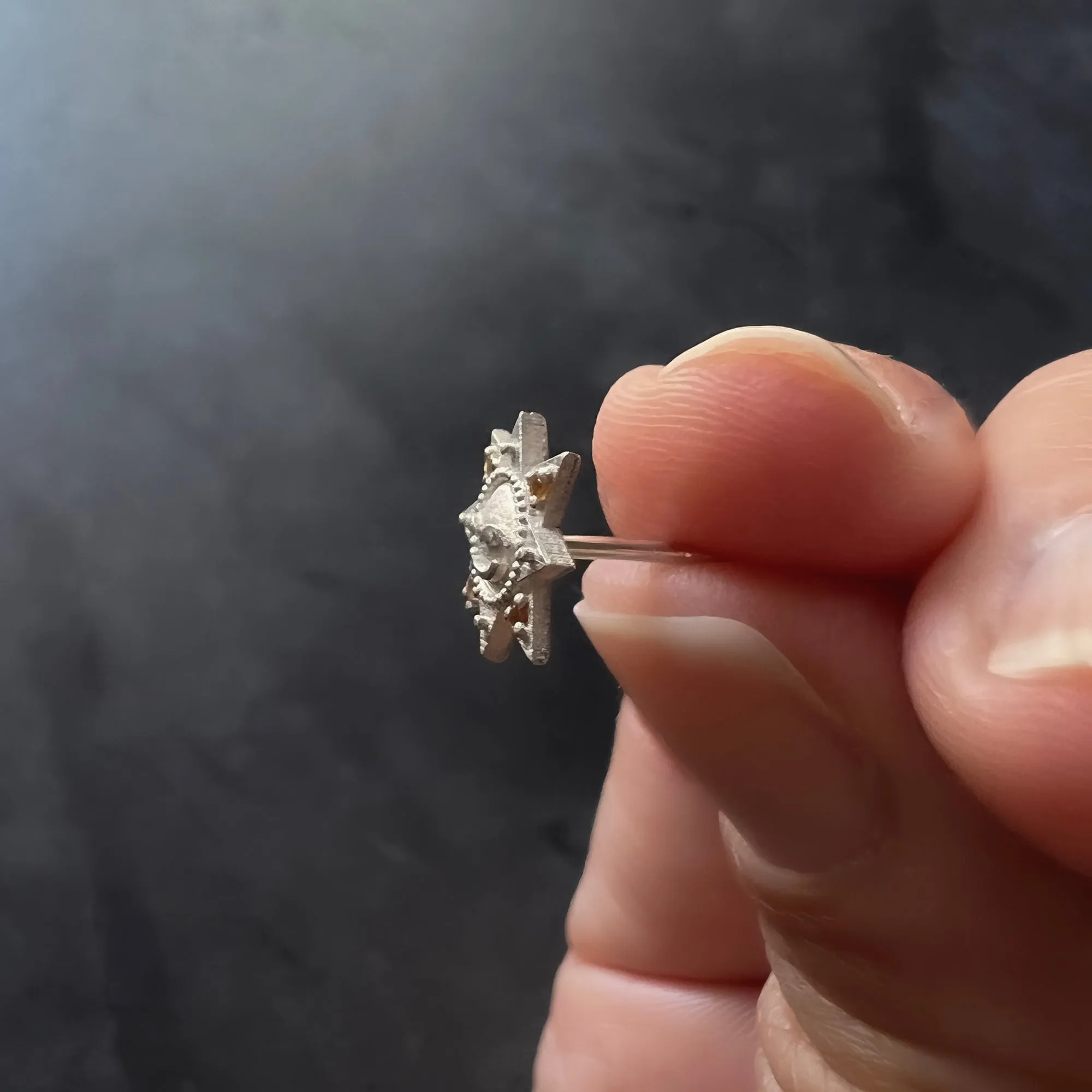 Sterling Silver Sun and Cloud Stud Earrings with Dangling Moonstone Bead Raindrops  — Can Be Personalized with Your Choice of Birthstones