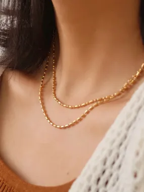 The Double Layer Beaded Necklace