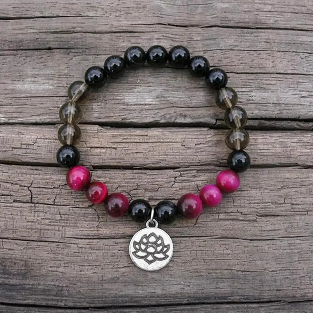 Tigers Eye and Onyx Personal Power Bracelet