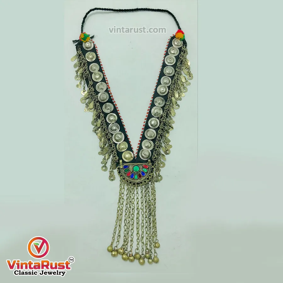 Tribal Boho Nomadic Necklace With Bells
