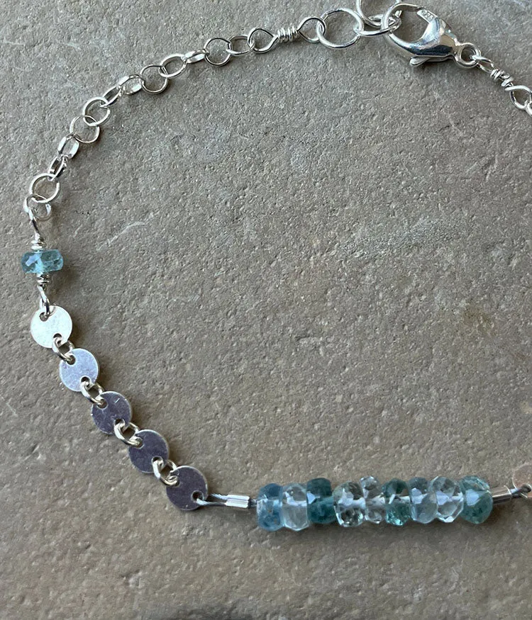 Trustworthy Aquamarine Bracelet