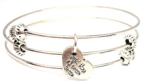 Until They All Come Home Triple Style Expandable Bangle Bracelet