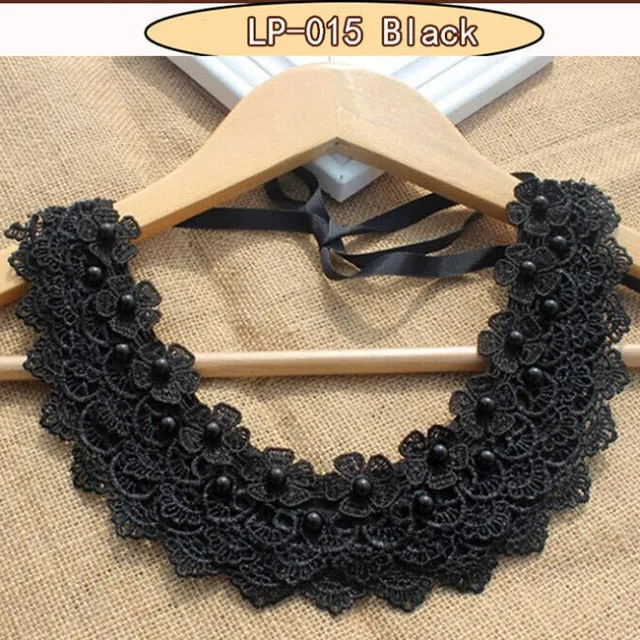 VenusFox Vintage Black Lace Collar Choker