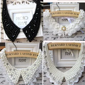 VenusFox Vintage Black Lace Collar Choker