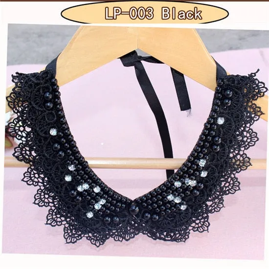 VenusFox Vintage Black Lace Collar Choker
