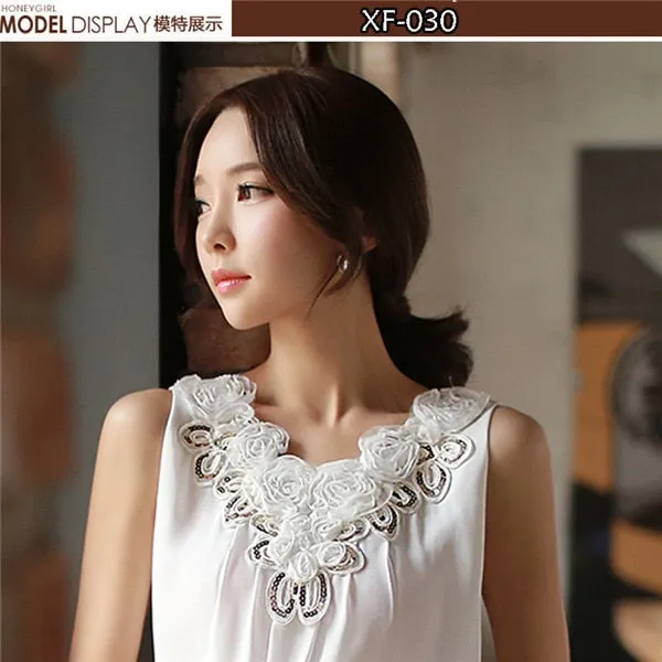 VenusFox Vintage Black Lace Collar Choker