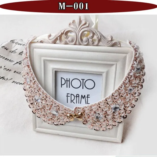 VenusFox Vintage Black Lace Collar Choker