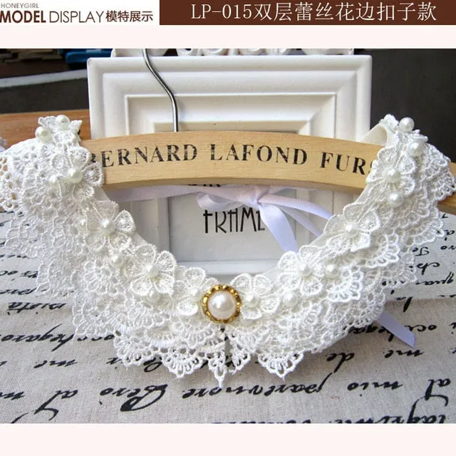 VenusFox Vintage Black Lace Collar Choker