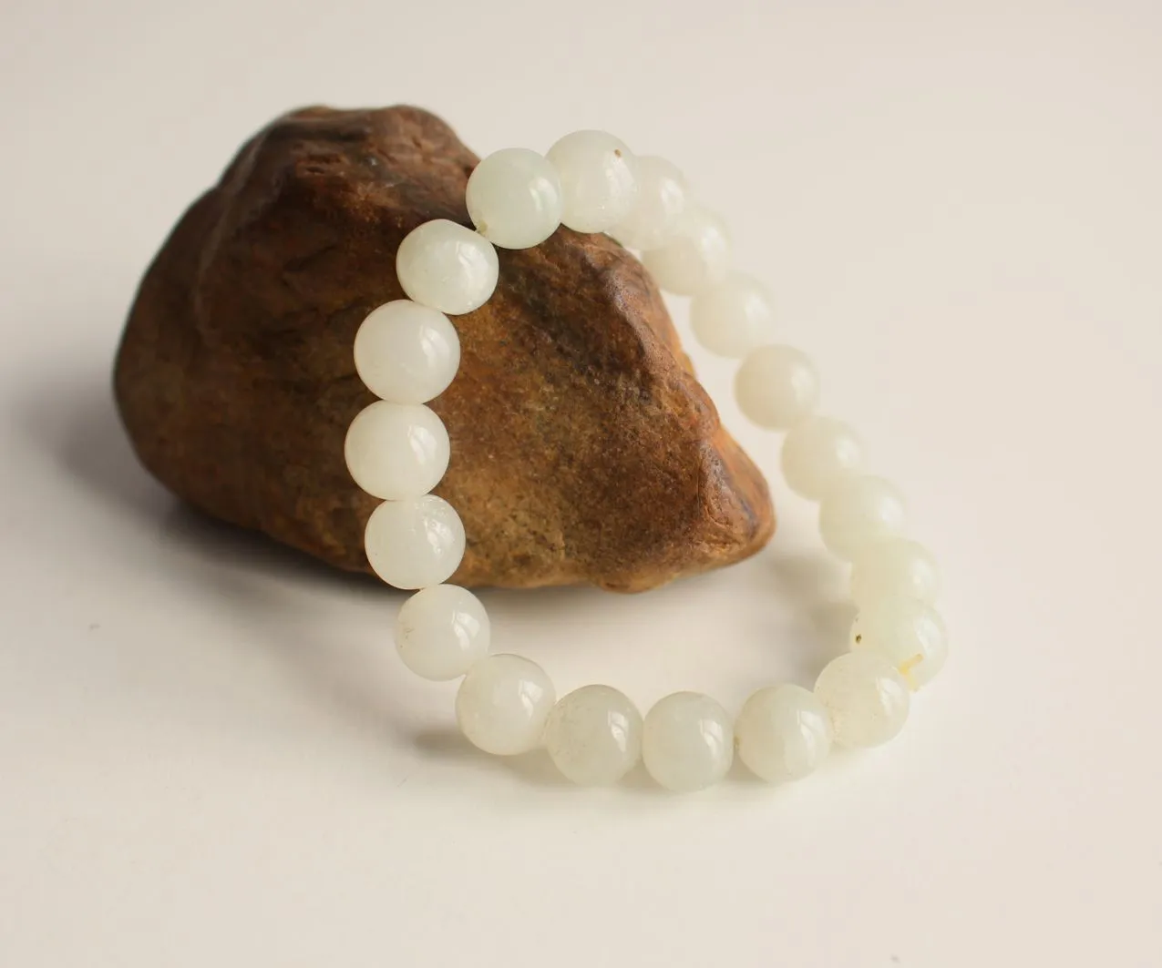 White Onyx Wrist Mala