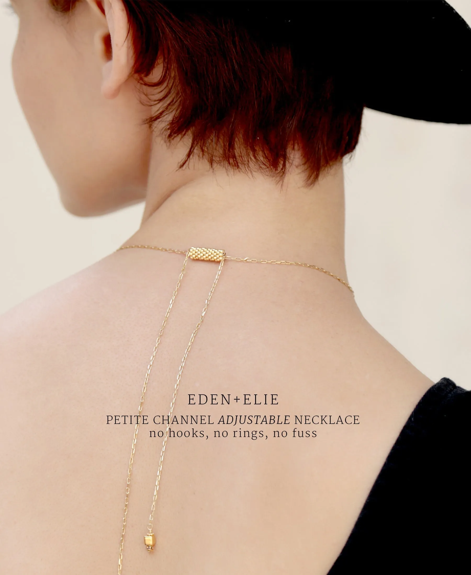 Wide Gold Bangle   Adjustable Length Necklace Set - Spirit of Place City Steel