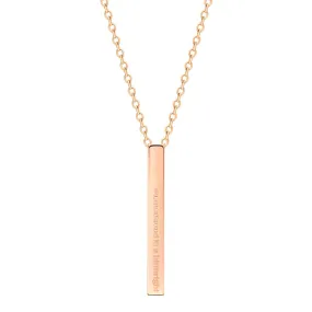 Womanhood necklace Rose