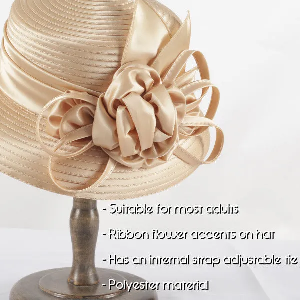 Womens Church Cloche Hat Tea Party Kentucky Derby Dress Hats SD703