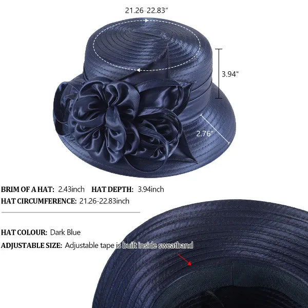 Womens Church Cloche Hat Tea Party Kentucky Derby Dress Hats SD703