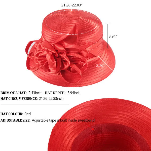 Womens Church Cloche Hat Tea Party Kentucky Derby Dress Hats SD703