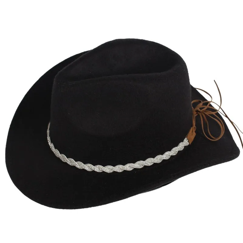 Woven Rhinestone Western Hat Bands